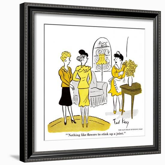 Hazel Cartoon-Ted Key-Framed Giclee Print