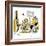 Hazel Cartoon-Ted Key-Framed Giclee Print