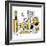 Hazel Cartoon-Ted Key-Framed Giclee Print