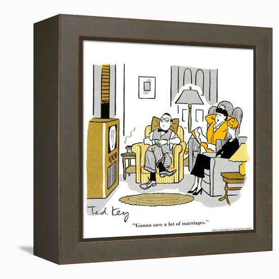 Hazel Cartoon-Ted Key-Framed Premier Image Canvas