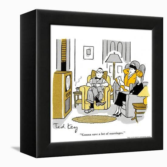 Hazel Cartoon-Ted Key-Framed Premier Image Canvas