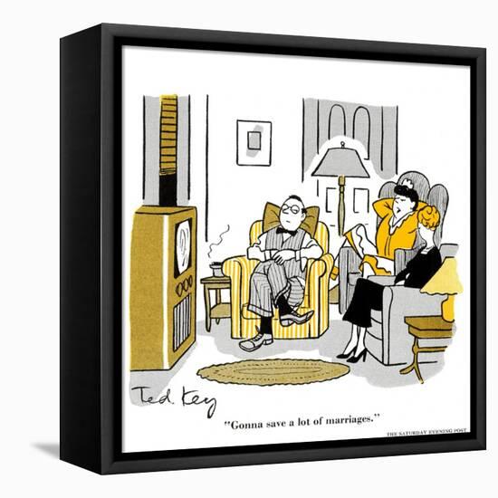 Hazel Cartoon-Ted Key-Framed Premier Image Canvas