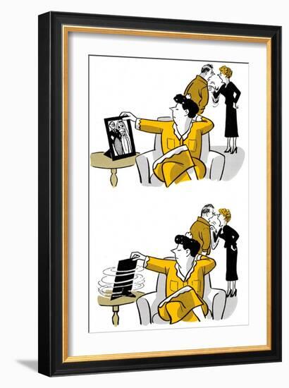 Hazel Cartoon-Ted Key-Framed Giclee Print