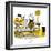 Hazel Cartoon-Ted Key-Framed Giclee Print