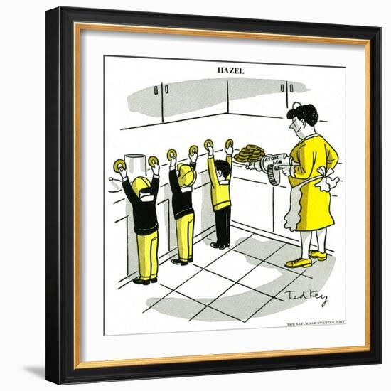 Hazel Cartoon-Ted Key-Framed Giclee Print