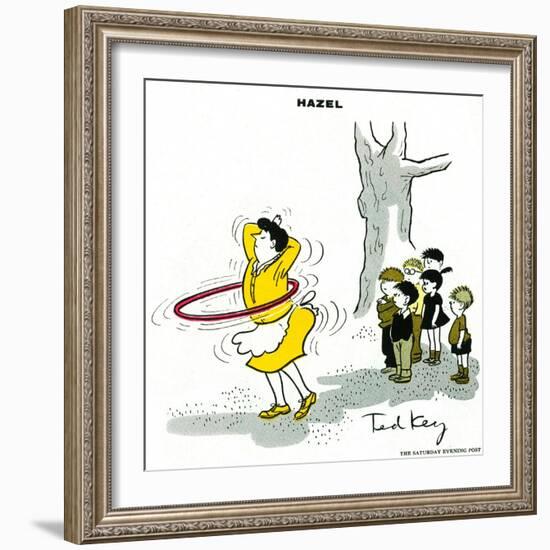 Hazel Cartoon-Ted Key-Framed Giclee Print