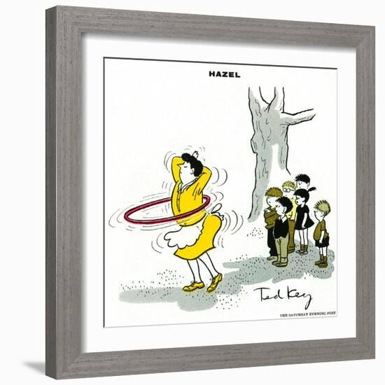 Hazel Cartoon-Ted Key-Framed Giclee Print