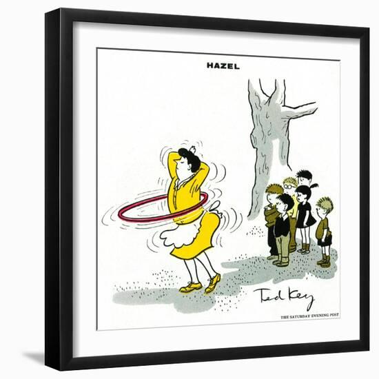 Hazel Cartoon-Ted Key-Framed Giclee Print