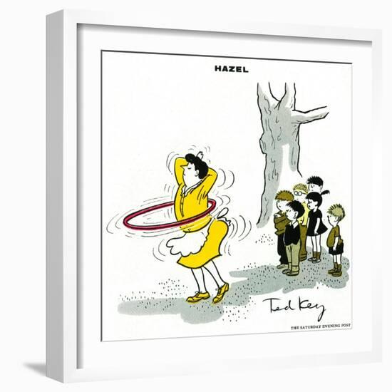 Hazel Cartoon-Ted Key-Framed Giclee Print