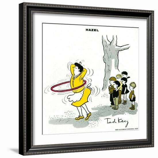 Hazel Cartoon-Ted Key-Framed Giclee Print