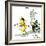 Hazel Cartoon-Ted Key-Framed Giclee Print