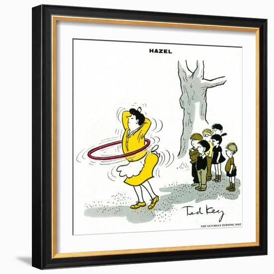 Hazel Cartoon-Ted Key-Framed Giclee Print