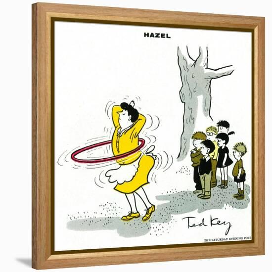 Hazel Cartoon-Ted Key-Framed Premier Image Canvas