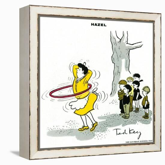 Hazel Cartoon-Ted Key-Framed Premier Image Canvas