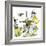 Hazel Cartoon-Ted Key-Framed Giclee Print