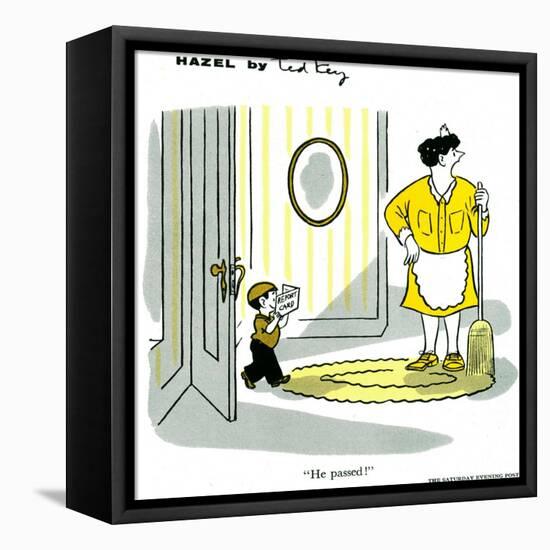 Hazel Cartoon-Ted Key-Framed Premier Image Canvas