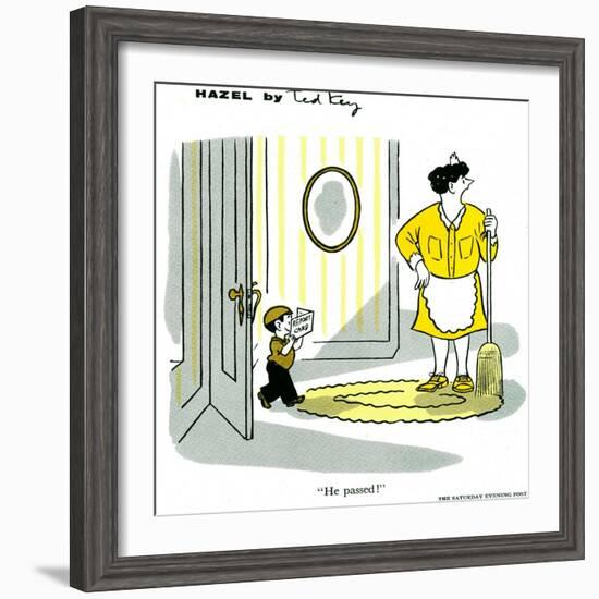 Hazel Cartoon-Ted Key-Framed Giclee Print