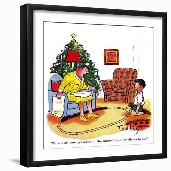 Hazel Cartoon-Ted Key-Framed Giclee Print