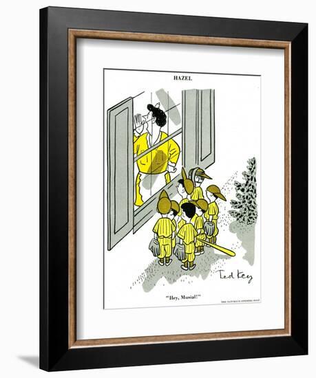 Hazel Cartoon-Ted Key-Framed Giclee Print