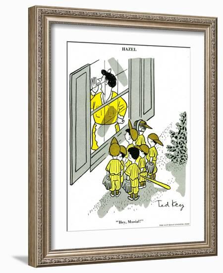 Hazel Cartoon-Ted Key-Framed Giclee Print