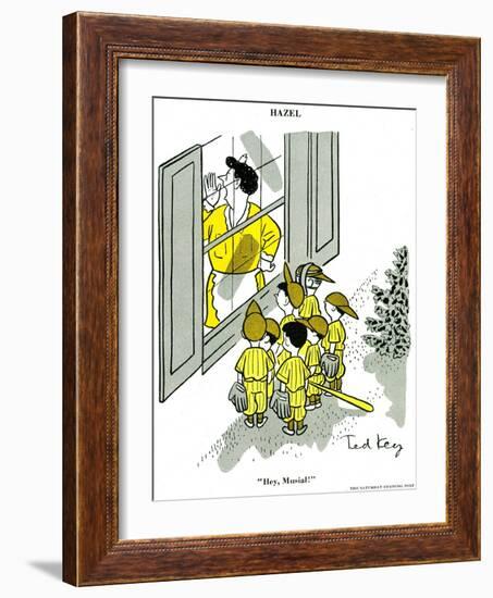 Hazel Cartoon-Ted Key-Framed Giclee Print