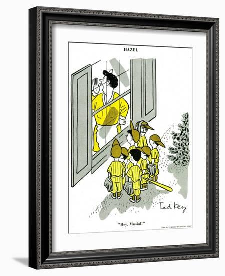 Hazel Cartoon-Ted Key-Framed Giclee Print