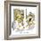 Hazel Cartoon-Ted Key-Framed Giclee Print