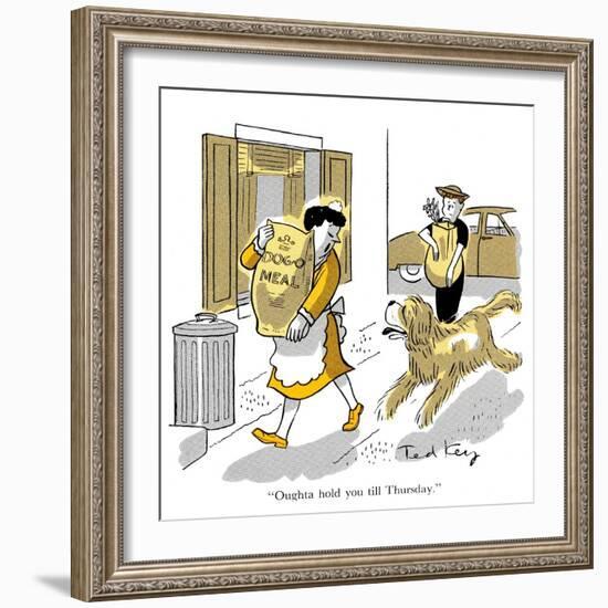 Hazel Cartoon-Ted Key-Framed Giclee Print