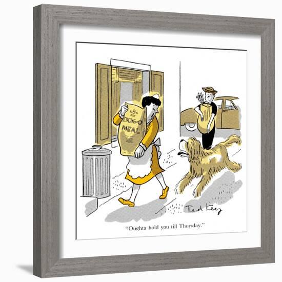 Hazel Cartoon-Ted Key-Framed Giclee Print