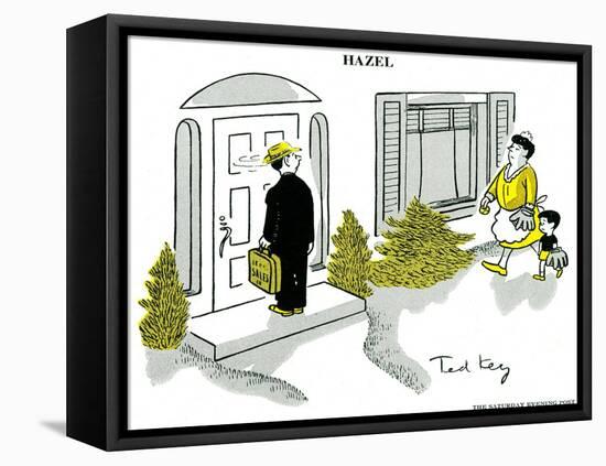 Hazel Cartoon-Ted Key-Framed Premier Image Canvas