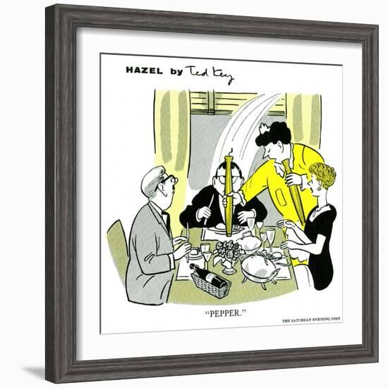 Hazel Cartoon-Ted Key-Framed Giclee Print