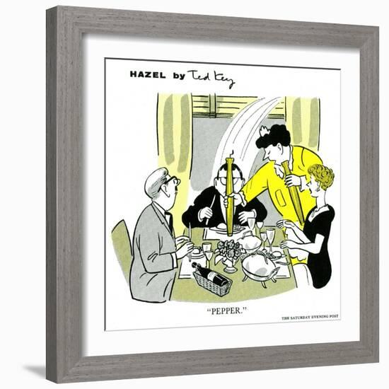 Hazel Cartoon-Ted Key-Framed Giclee Print