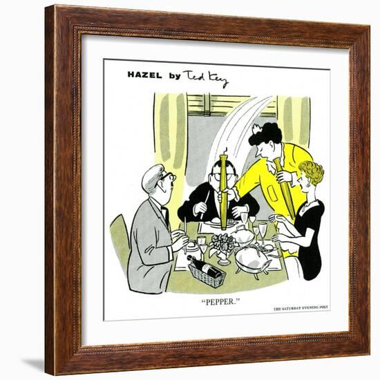 Hazel Cartoon-Ted Key-Framed Giclee Print