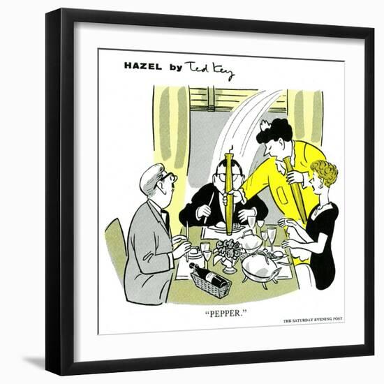 Hazel Cartoon-Ted Key-Framed Giclee Print