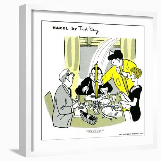 Hazel Cartoon-Ted Key-Framed Giclee Print