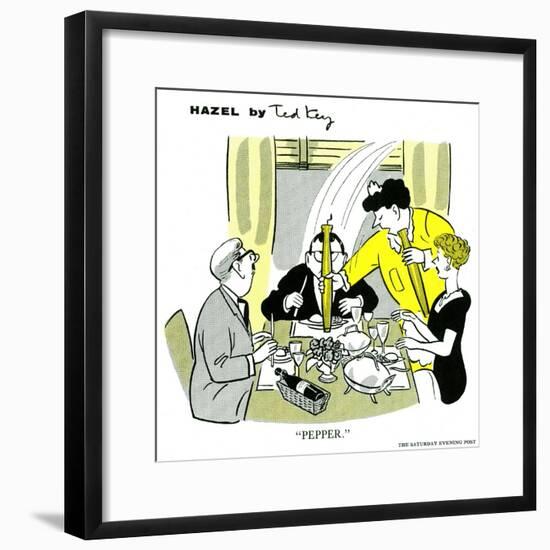 Hazel Cartoon-Ted Key-Framed Giclee Print