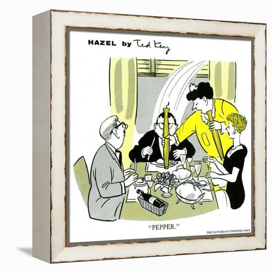 Hazel Cartoon-Ted Key-Framed Premier Image Canvas