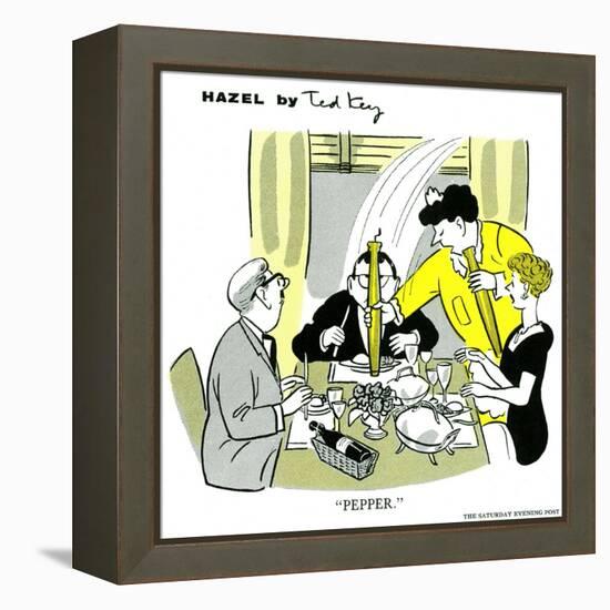 Hazel Cartoon-Ted Key-Framed Premier Image Canvas