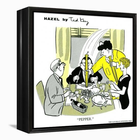 Hazel Cartoon-Ted Key-Framed Premier Image Canvas