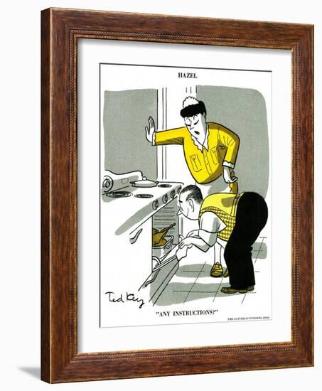 Hazel Cartoon-Ted Key-Framed Giclee Print