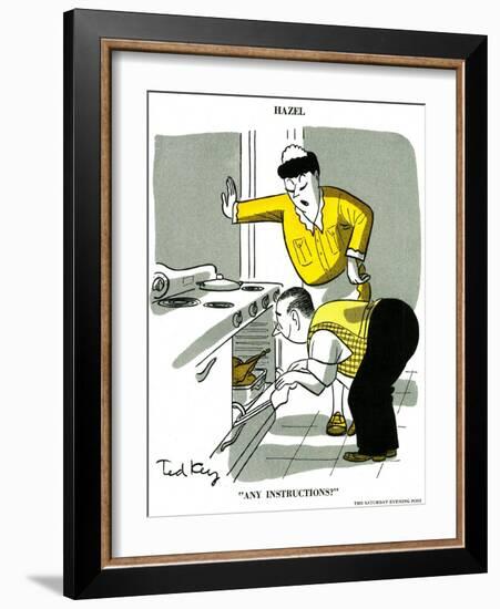 Hazel Cartoon-Ted Key-Framed Giclee Print