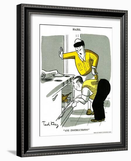 Hazel Cartoon-Ted Key-Framed Giclee Print