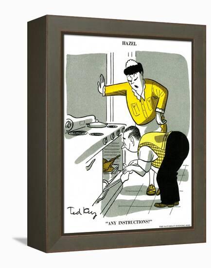 Hazel Cartoon-Ted Key-Framed Premier Image Canvas