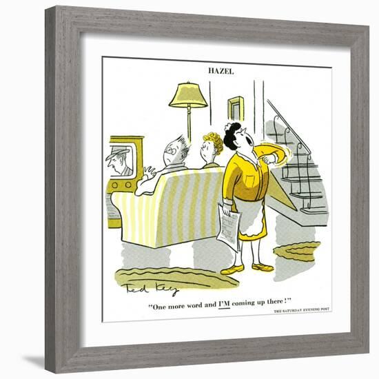 Hazel Cartoon-Ted Key-Framed Giclee Print