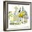 Hazel Cartoon-Ted Key-Framed Giclee Print