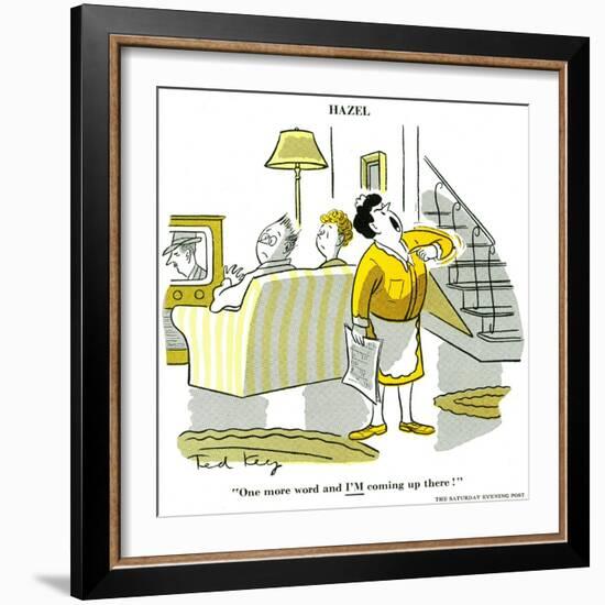 Hazel Cartoon-Ted Key-Framed Giclee Print