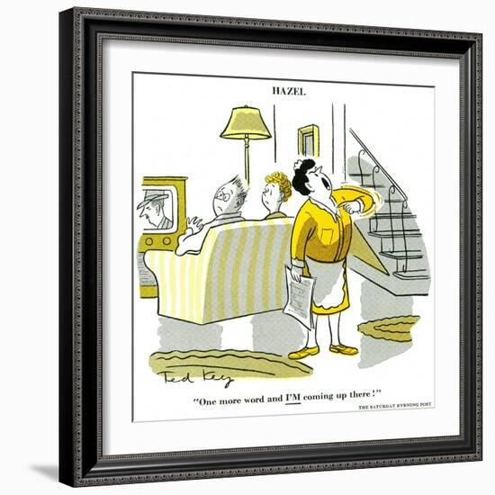 Hazel Cartoon-Ted Key-Framed Giclee Print