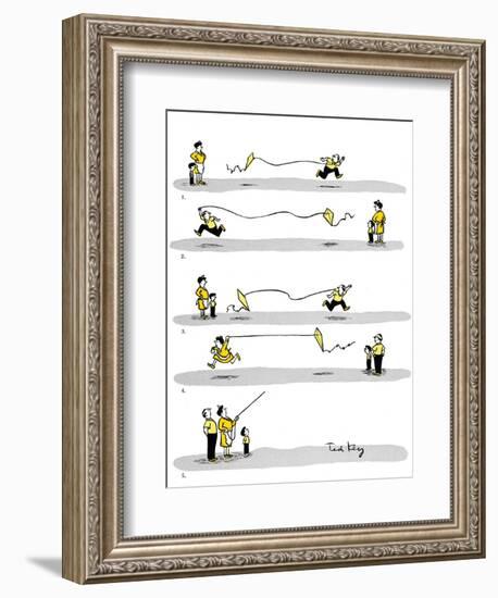 Hazel Cartoon-Ted Key-Framed Giclee Print