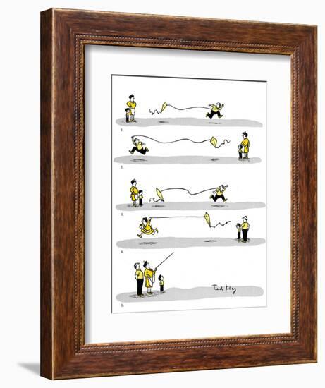 Hazel Cartoon-Ted Key-Framed Giclee Print