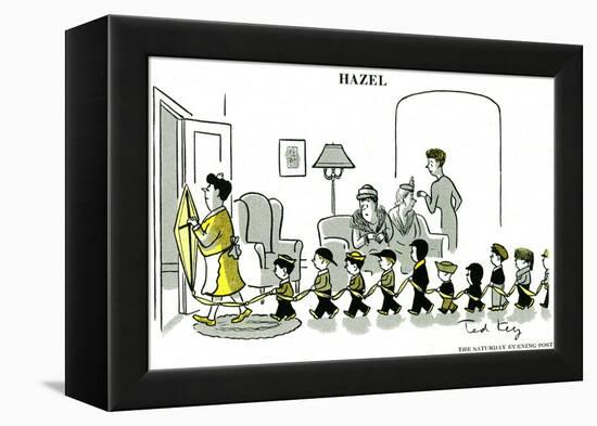 Hazel Cartoon-Ted Key-Framed Premier Image Canvas